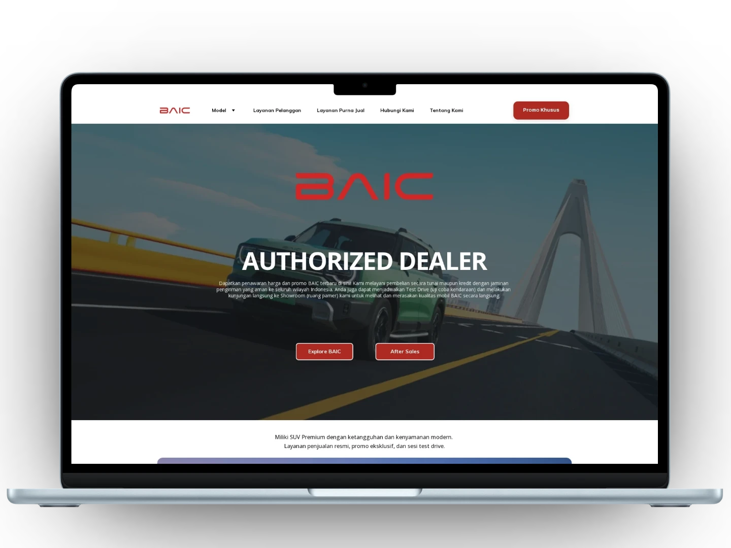 Mockup Dealer BAIC